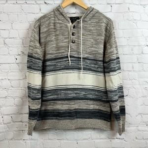 Park Slope New york Mens Pullover Knit Sweater Hoodie L
